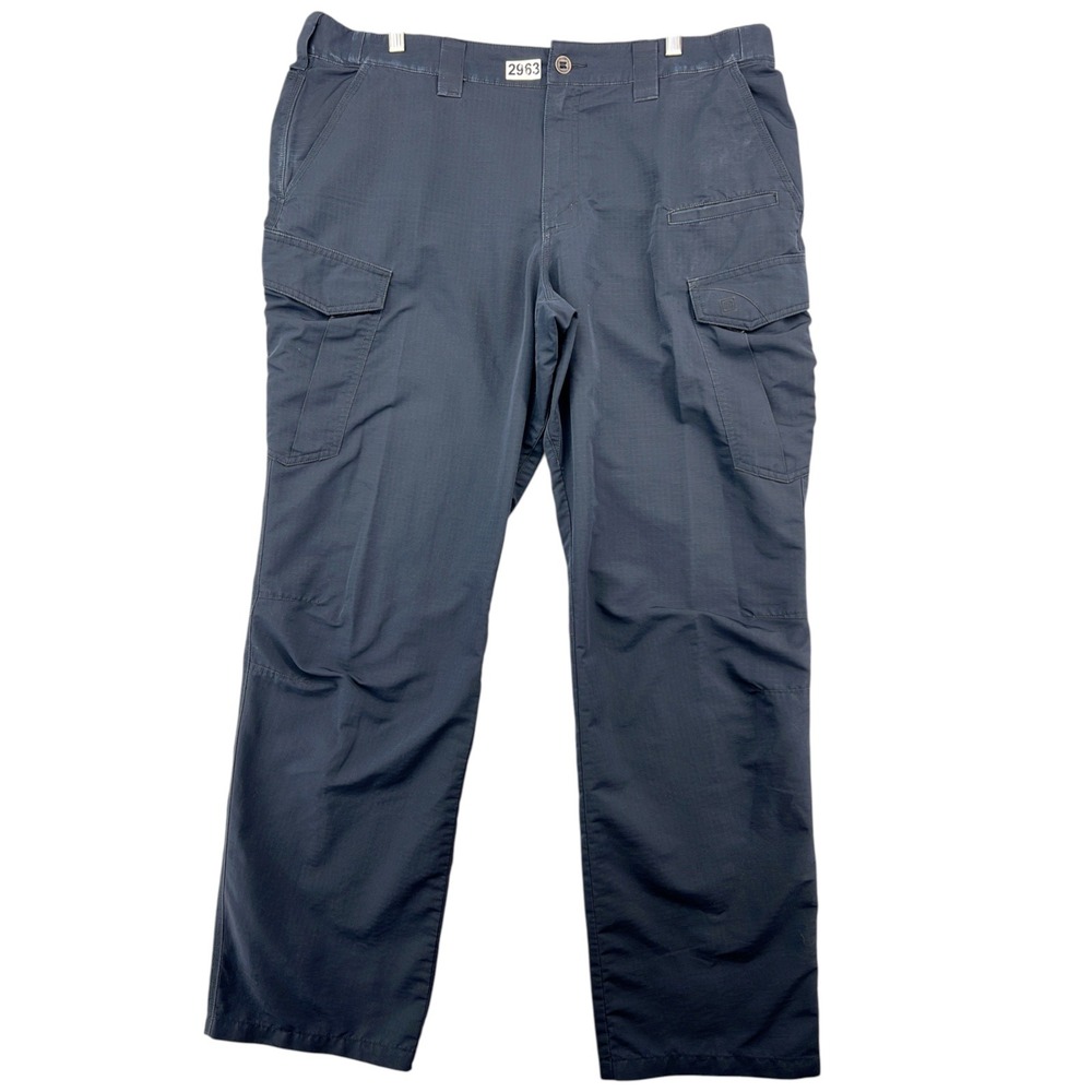 5.11 Tactical Cargo Pants 74439 Men 40x34 Navy Blue Ripstop Multi-Pocket Work